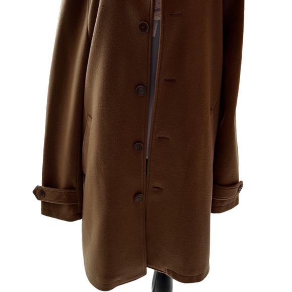 〰️ Bershka Men’s wool trench coat in camel 〰️🐪 - Picture 3 of 7